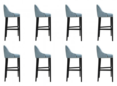 8x Design Stołek Fotel Barowy Podkładka Krzesła Fotel Wohn Pokój Krzesło Hoker Barowy